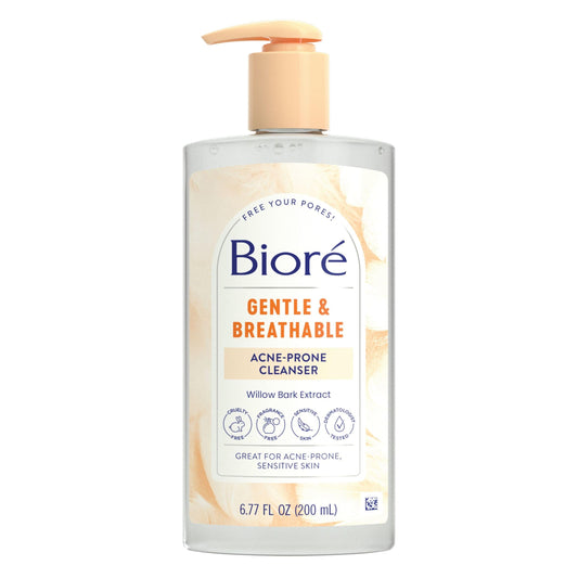 Bioré front packaging bottle shows clean design and product benefits