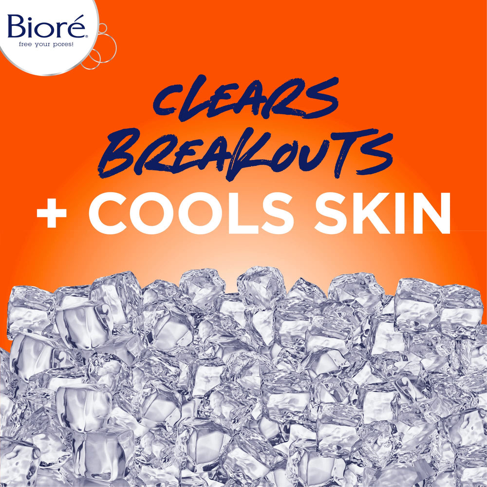 Bioré close-up of foamy texture illustrating cooling, deep-clean feel