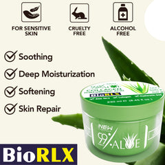 BioRLX smoothing through hair ends for frizz control and shine