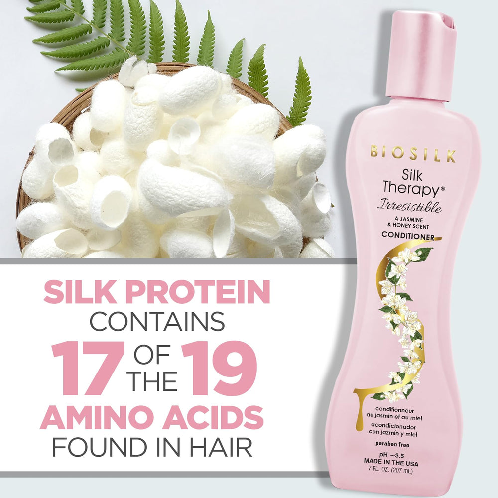 BioSilk held in hand for scale conveying the 7 oz travel-friendly size