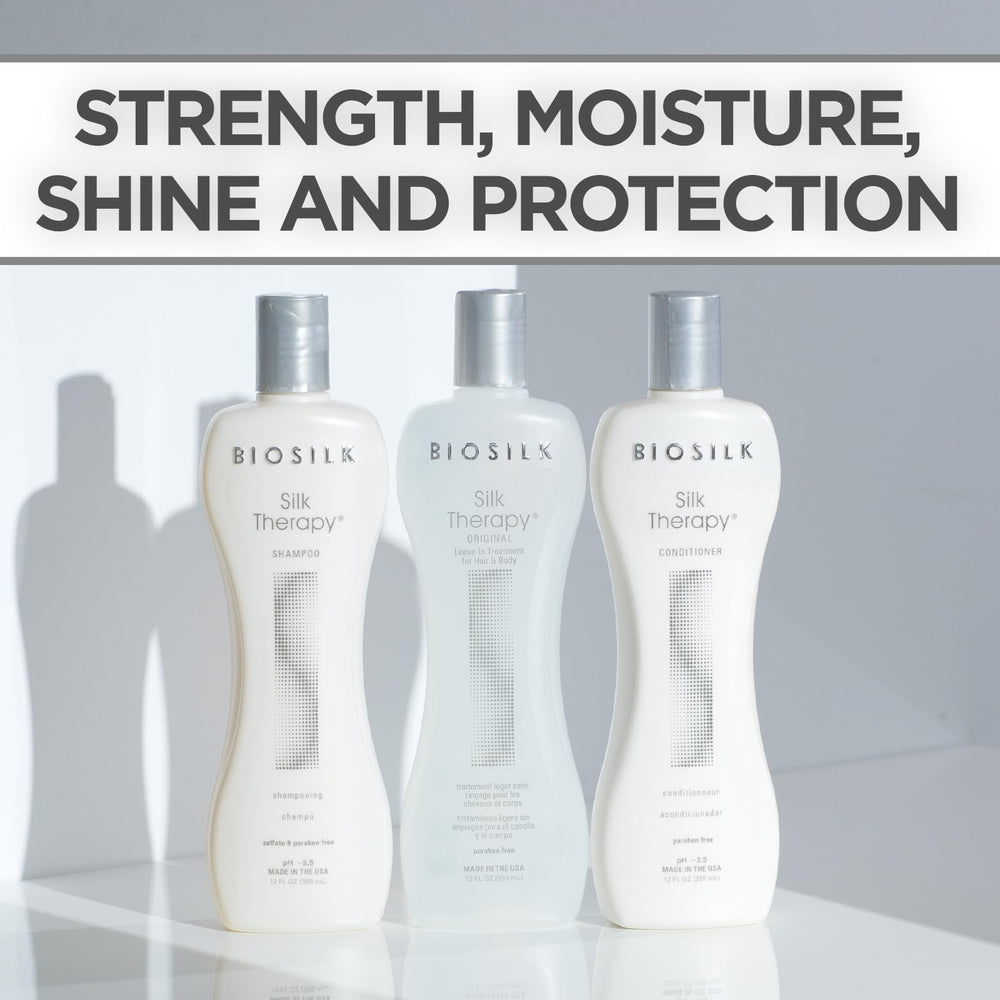 BioSilk shampoo pump close-up highlighting gentle lather
