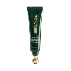 Biossance front packaging showing eye serum and benefits