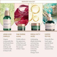 BIOSSANCE marine algae eye cream jar targeting lifted, hydrated eye area