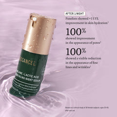 BIOSSANCE applying serum on hand showing lightweight absorption benefit
