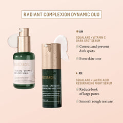 BIOSSANCE applying serum to neck and décolleté improving skin texture benefit