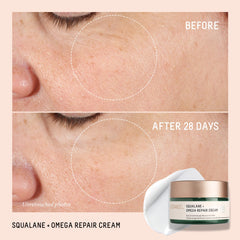 BIOSSANCE whipped cream texture close-up showing smooth emollience for fast absorption