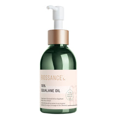 BIOSSANCE bottle front view showing pure squalane and clear packaging benefit hydration