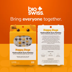 BioSwiss patches in a travel bag highlighting portability and on-the-go blemish care benefit
