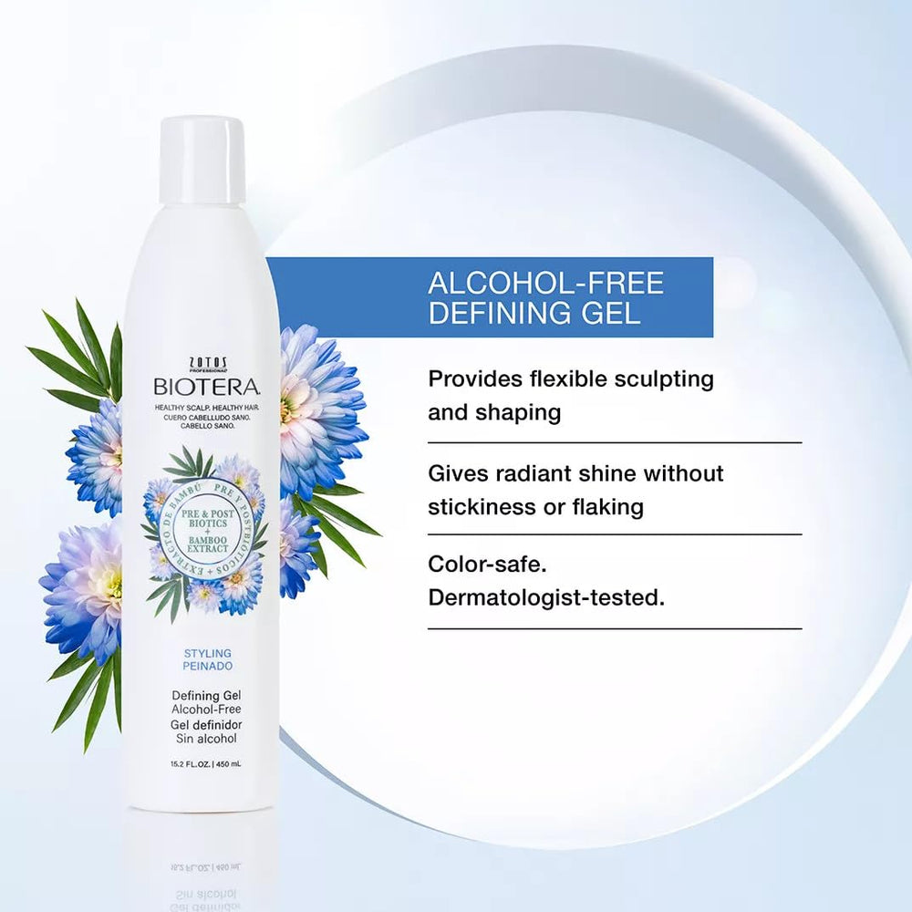 Biotera gel texture in cap demonstrating smooth, nonsticky formula