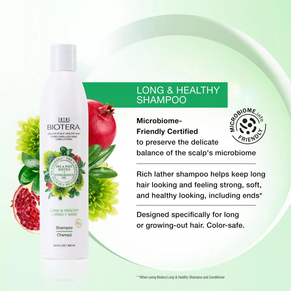 Biotera back label with ingredients and microbiome-friendly benefit