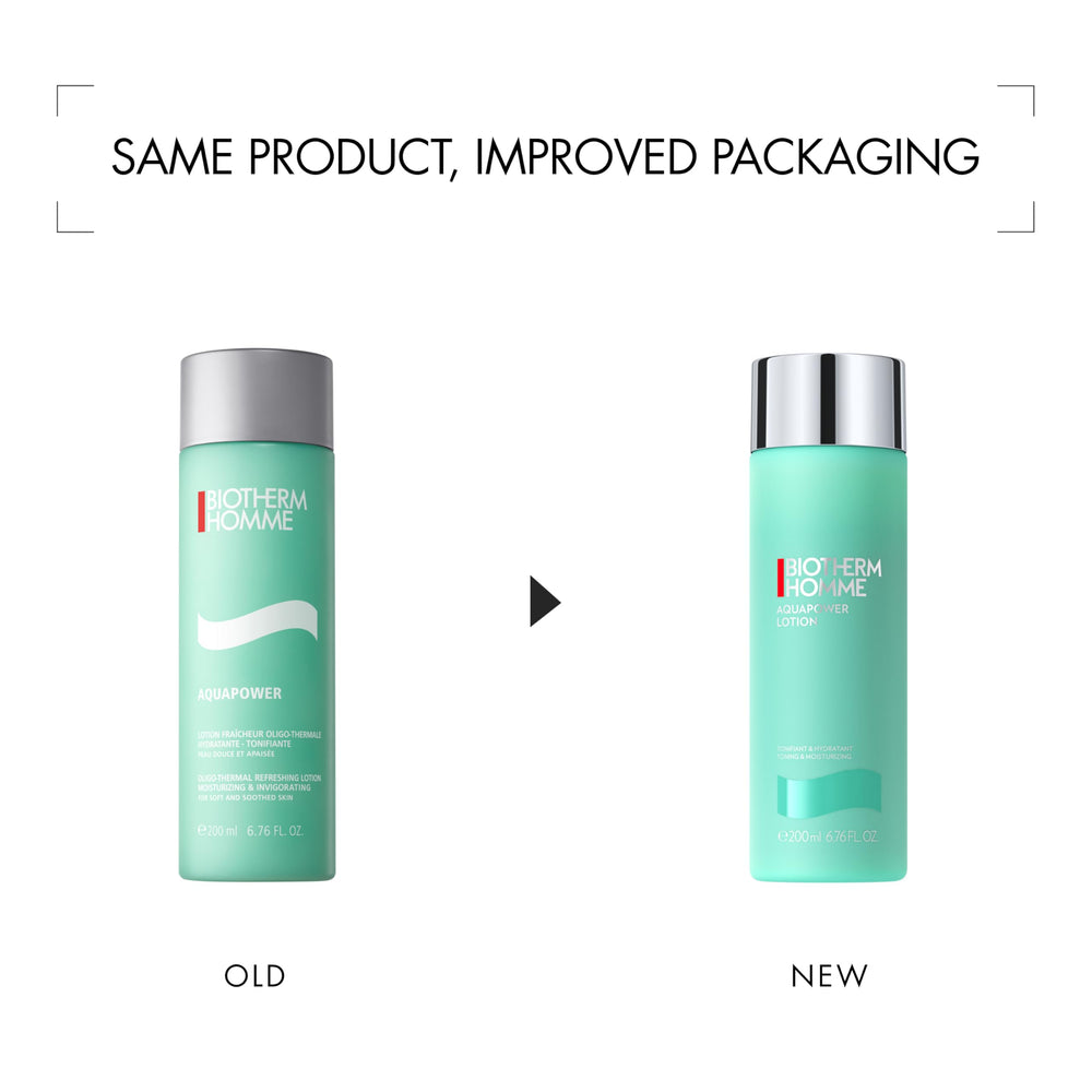 Biotherm Aquapower pump and cap detail for easy controlled dispensing