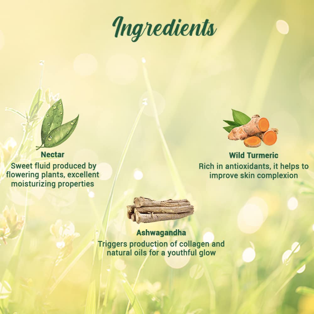 Biotique ashwagandha root close-up emphasizing calming and nourishing effect