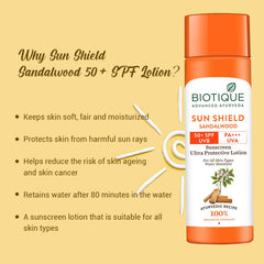 Biotique sandalwood ingredient close-up highlighting soothing botanical benefit