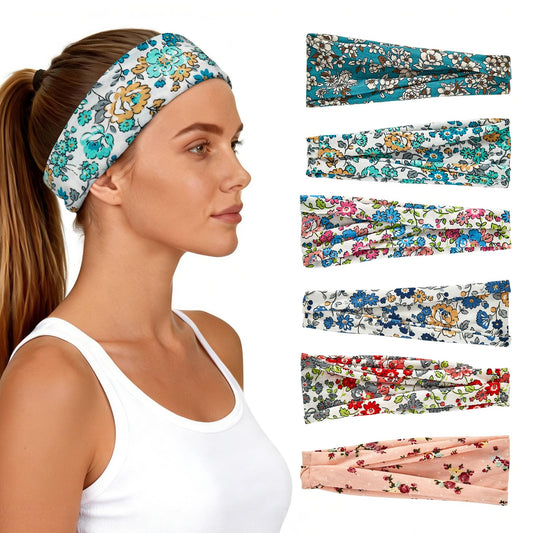 BITENET front packaging showing six floral headbands and value pack