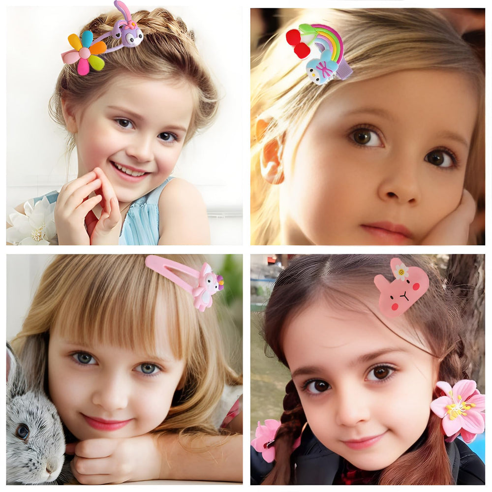BIUCHY clip worn in toddler hair displaying comfortable hold and cute look