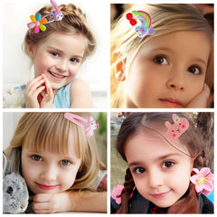 BIUCHY clip worn in toddler hair displaying comfortable hold and cute look