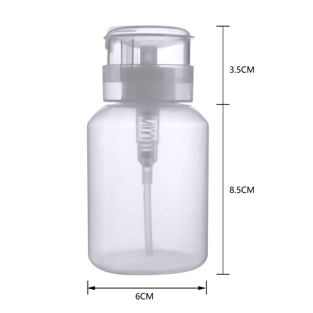 Biutee bottle in use removing nail polish for tidy controlled dispensing