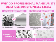 Biutee stamper picking up design from plate illustrating transfer reliability