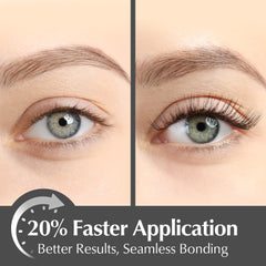 BL Lashes primer texture on hand illustrating lightweight, oil-free feel for comfort