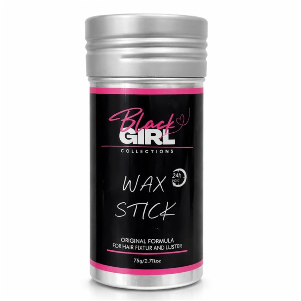 Black Girl Collections front packaging view showing compact wax stick and brand clarity