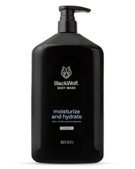 Black Wolf front packaging 1L bottle showing sandalwood scent and benefits
