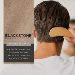 Palm application of Blackstone paste demonstrating pliable hold benefits