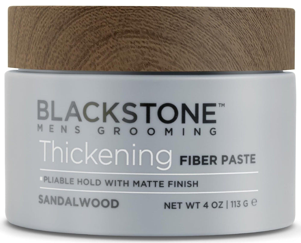 Blackstone jar on bathroom counter in grooming routine showing everyday use benefits
