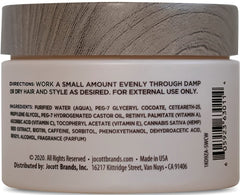 Blackstone pomade open texture close-up showing creamy application benefit