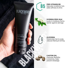 Blackwood For Men before and after styling comparison highlighting defined, natural-looking hold