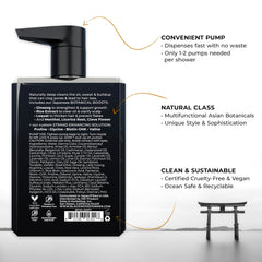 Blackwood For Men pump top close-up for easy dispensing and controlled use
