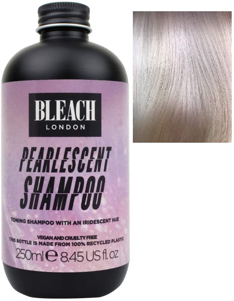 Bleach London creamy pearlescent shampoo lather demonstrating gentle texture and conditioning