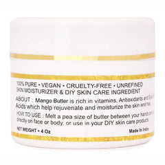 Bless International mango butter scooped texture illustrating easy spreadability