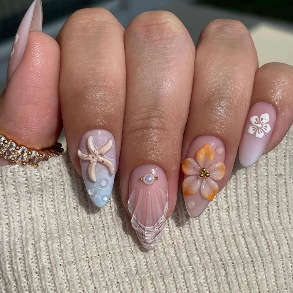 BLGTGH front packaging showing almond nails and included accessories for convenience
