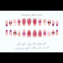 BLGTGH full set laid out with 24 nails and accessories for complete at-home manicure