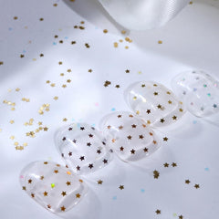 BLGTGH glitter embedded in resin jewelry illustrating versatile craft use