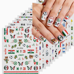 BLGTGH front sheet layout showing all 12 sticker designs for quick selection