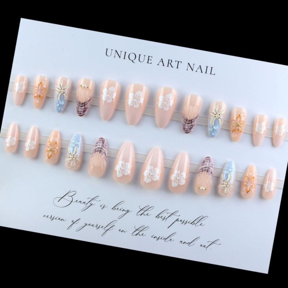 BLGTGH worn on hands lifestyle photo showing elegant almond shape for events