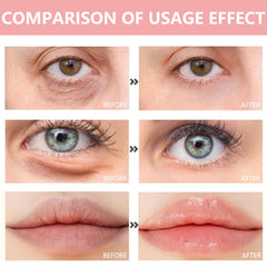BliBling open package showing 15 eye pairs and 15 lip masks, gifting convenience