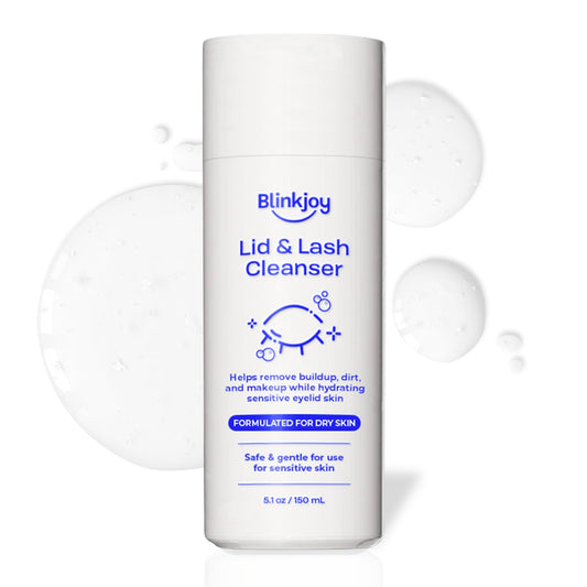 Blinkjoy front packaging showing label and benefits for clean lids