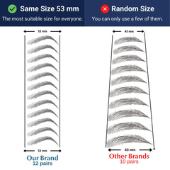 Bliss and Beyond application step demonstration for quick stick-on brows