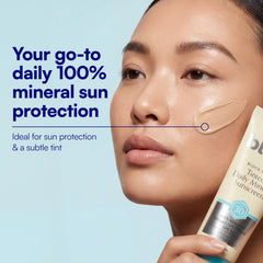 bliss blended on skin closeup showing natural, no-white-cast finish benefit