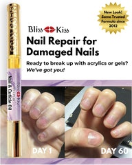 Bliss Kiss being applied to cuticle demonstrating softening benefit
