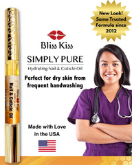 Bliss Kiss placed on office desk signaling convenient daily use