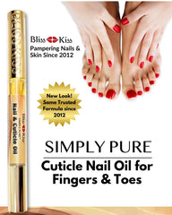 Bliss Kiss pen in hand showing compact size and easy portability