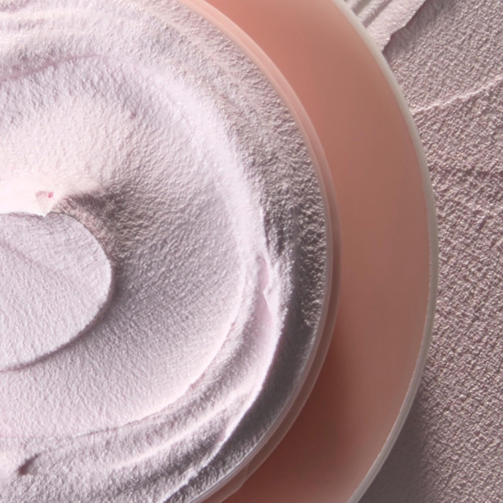 Close view of Bliss ingredient label showing marshmallow and vitamin C