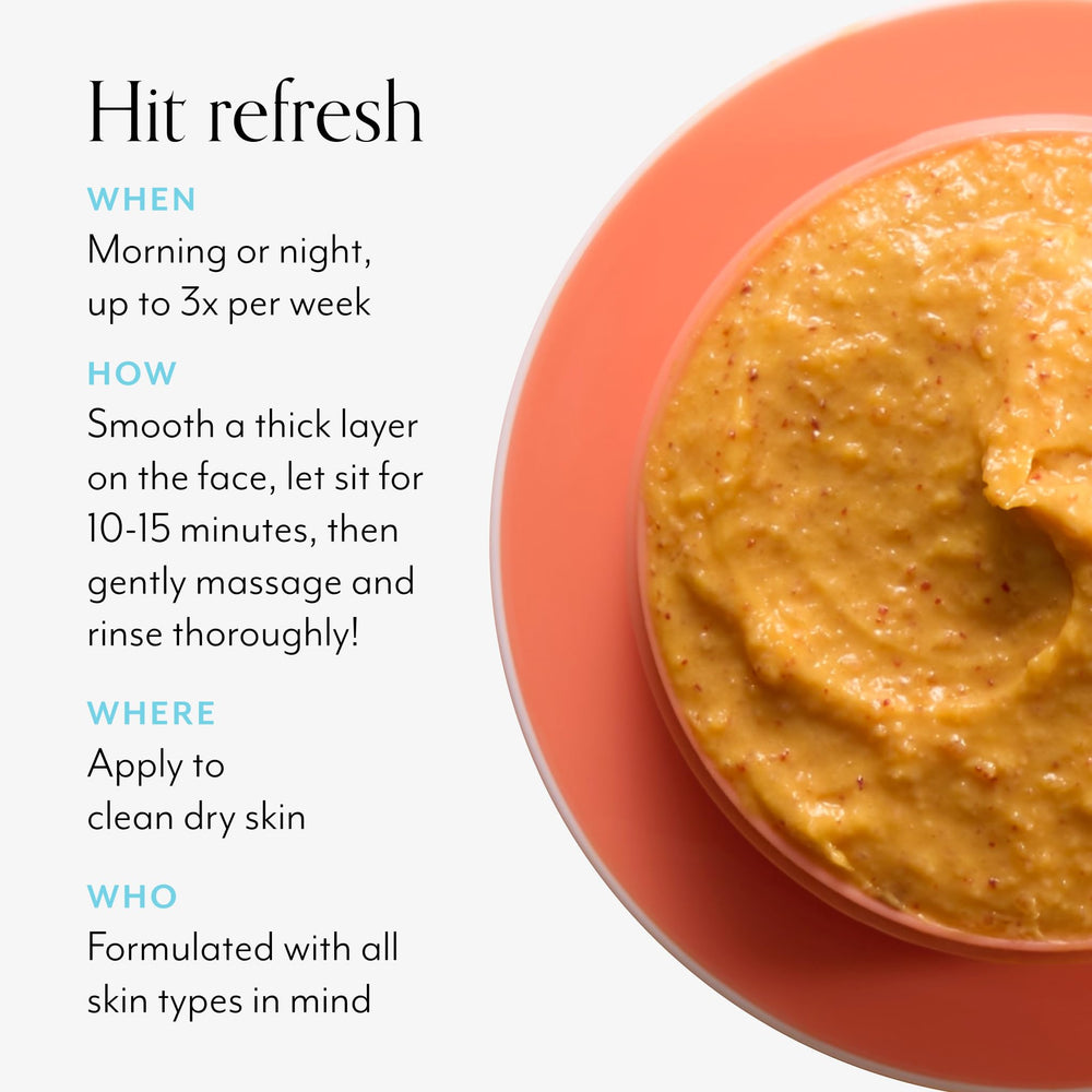 Bliss ingredients flatlay with pumpkin and powders showing natural actives