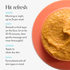 Bliss ingredients flatlay with pumpkin and powders showing natural actives