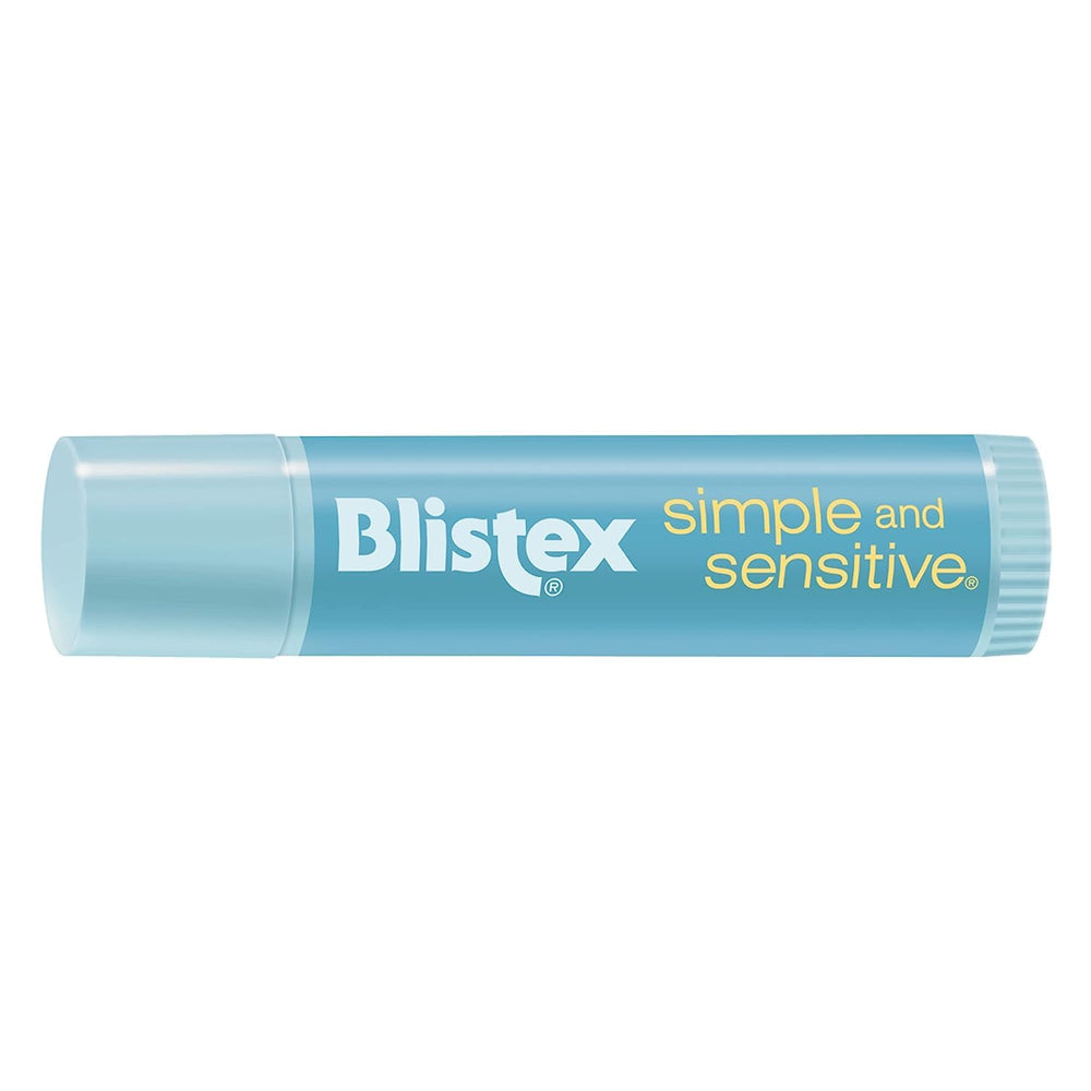 Blistex tube in hand scale view showing portable 0.15 oz convenience