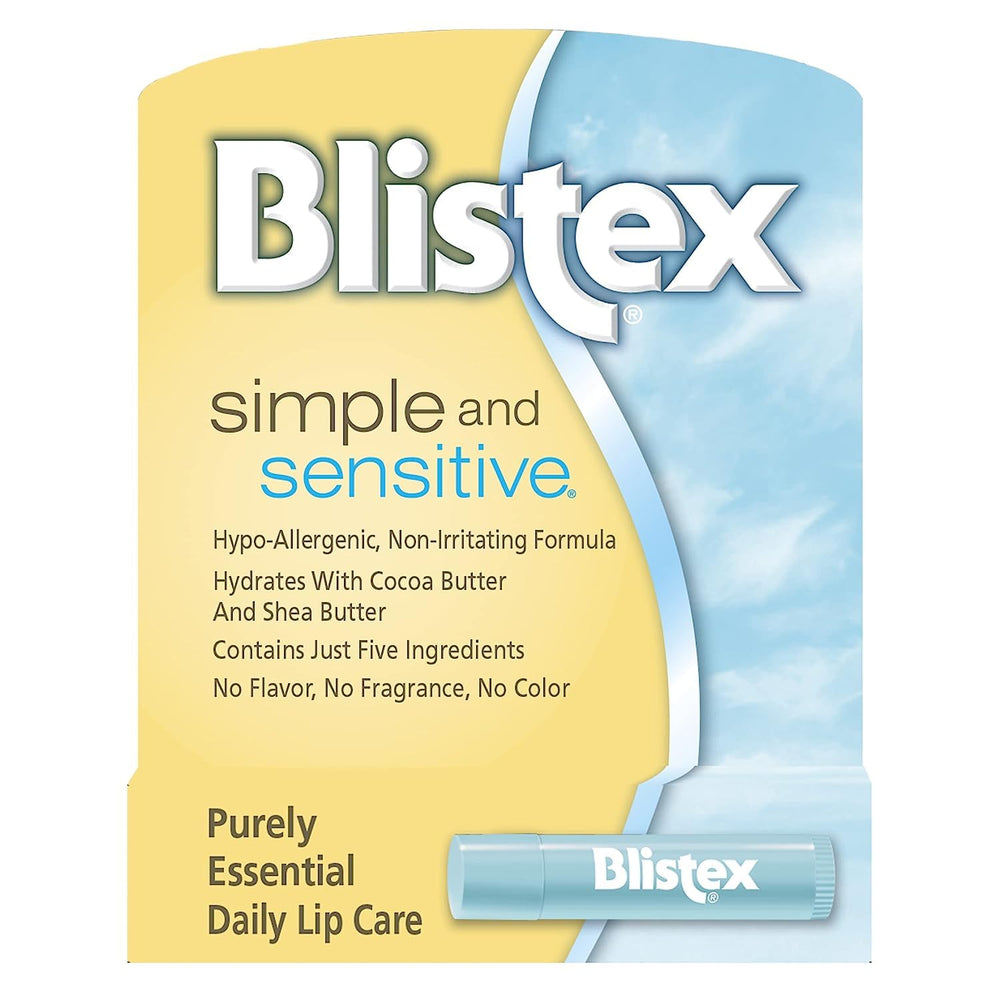 Blistex tube inside a bag pocket demonstrating travel-ready hydration