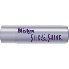 Blistex Silk & Shine applied to lips demonstrating subtle gloss and hydrated look